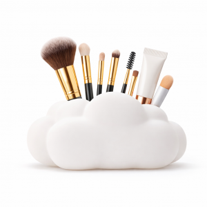 Schminkwolke als Organizer für Make-up-Pinsel, Kosmetik oder Stifte